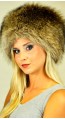 Raccoon fur hat